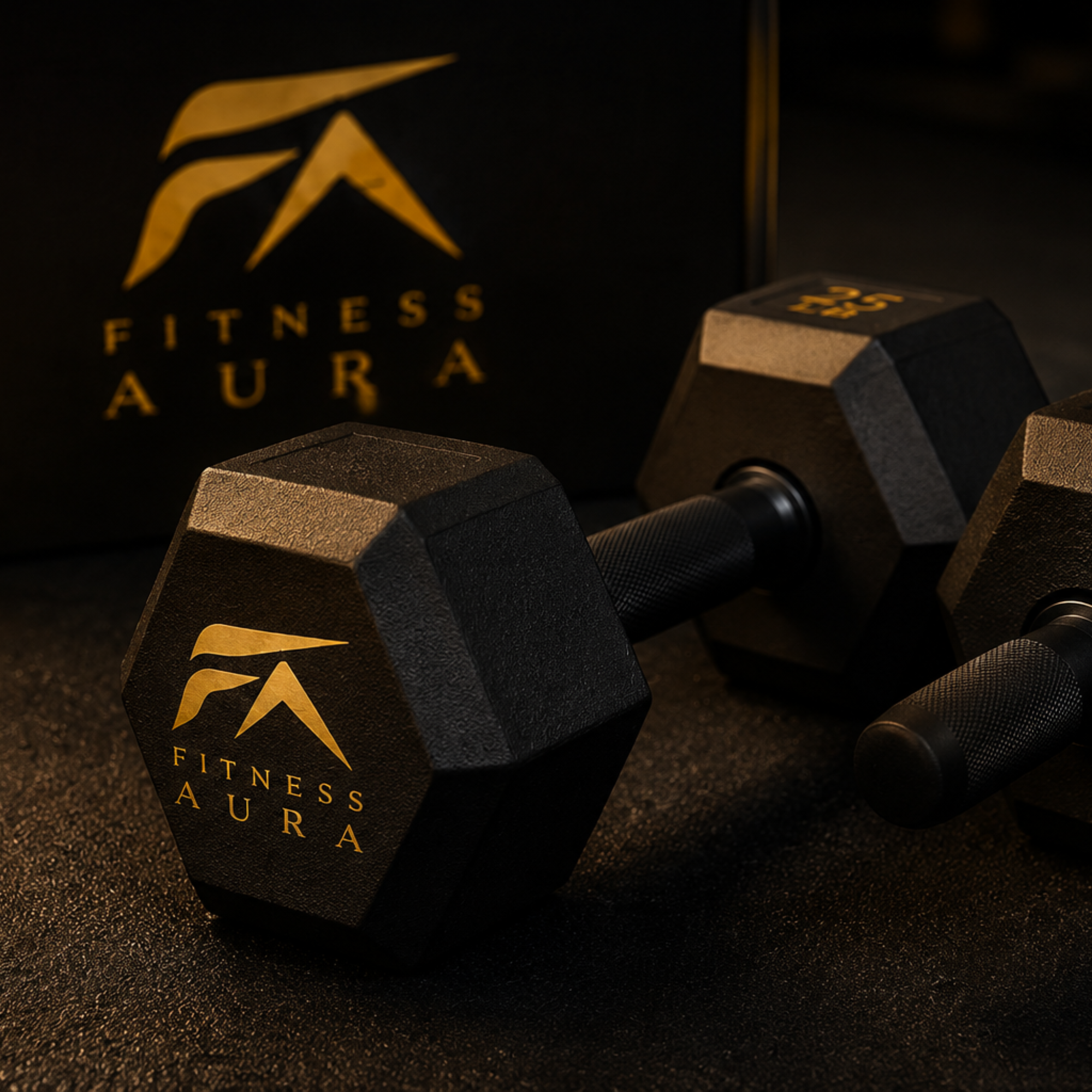 Fitness Aura Hex Dumbbells